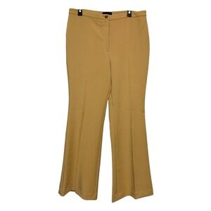 Ann Taylor Quiet Luxury Flare Tailored Pants Womens Size 14 Minimalist Retro